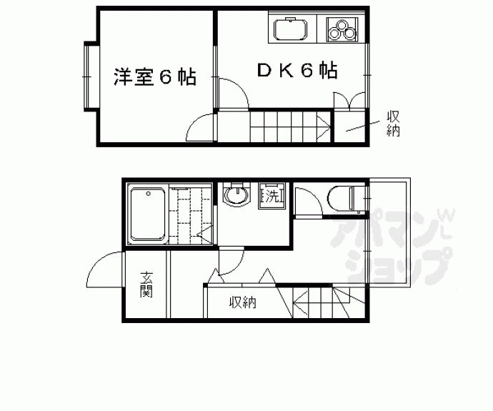 【ＲＥＮＡＴＯ西京極】間取