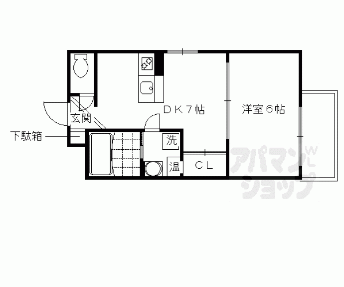 【プレシャス弐番館】間取