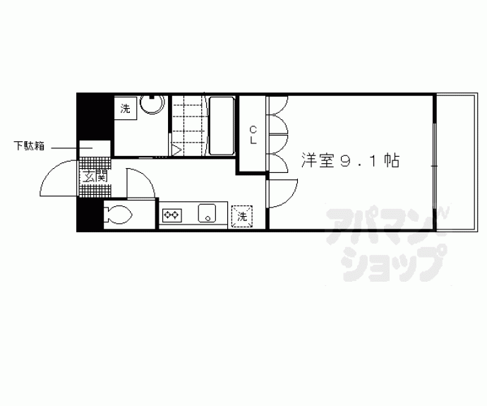 【ヴァるメス・リヒト　にしうら】間取