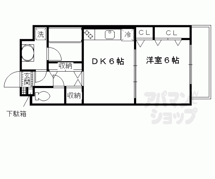 【コンフォールドミールＫ】間取