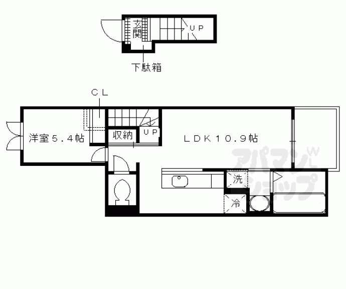 【ボヌール・シャンブルⅢ】間取