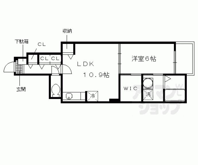 【ボヌール・シャンブルⅢ】間取