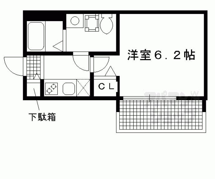 【ワイズ七瀬川】間取