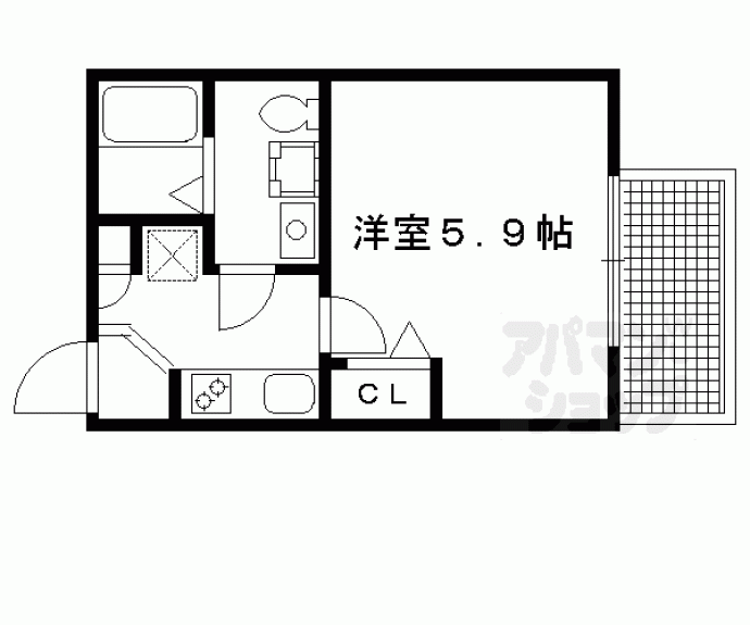 【ワイズ七瀬川】間取