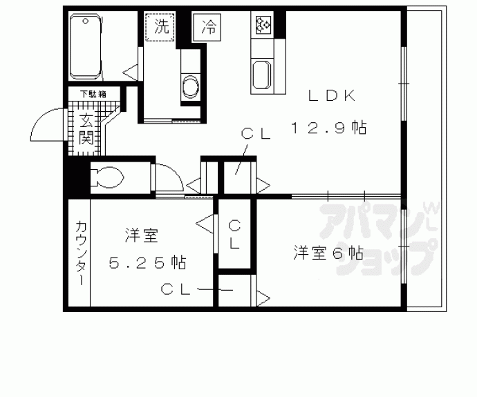 【セジュール芹川】間取