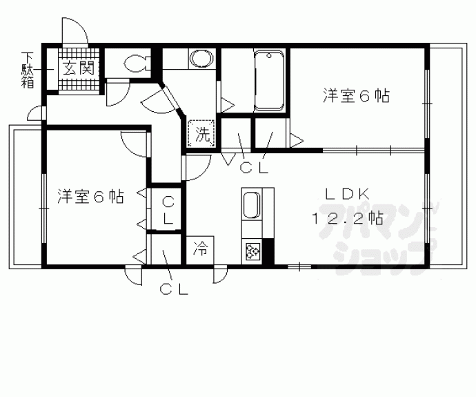 【セジュール芹川】間取