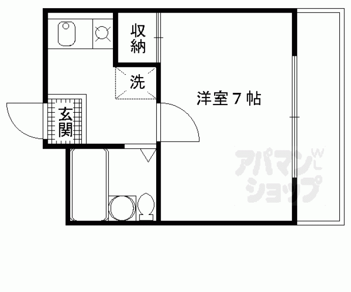 【Ｅ－ｓｔｏｒｙ伏見深草】間取