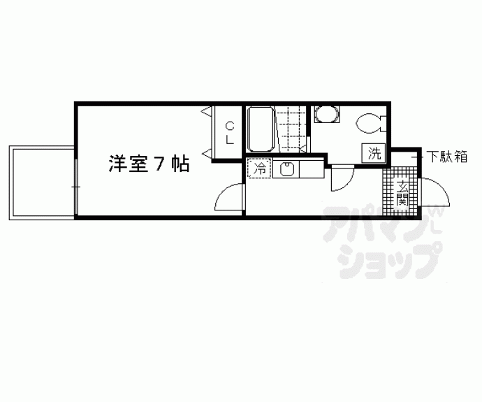 【アルバローザ京都】間取