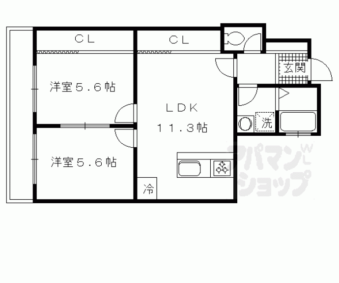 【アルシェ板橋】間取