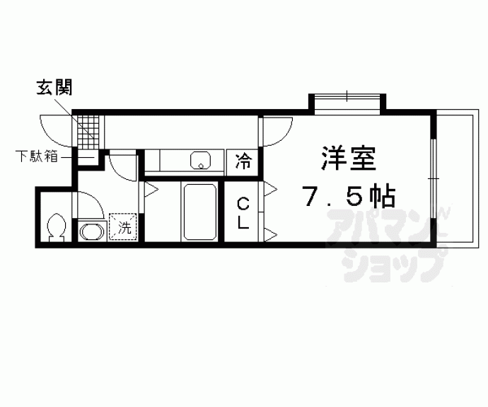 【メゾン・カミング】間取