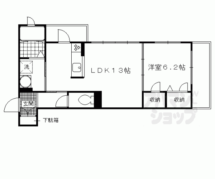 【シャーメゾン伏水】間取