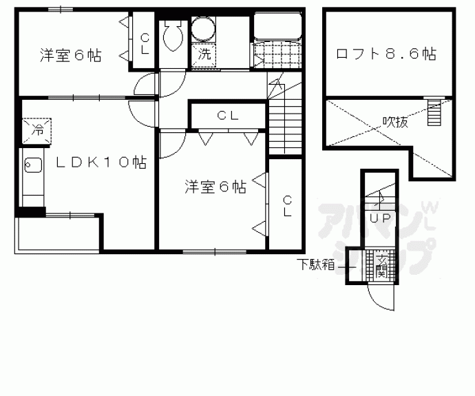 【Ｎｏｕｒｉｓｈ　Ｃｏｓｉｙｏ】間取