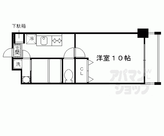 【エルベコート宇治駅前】間取