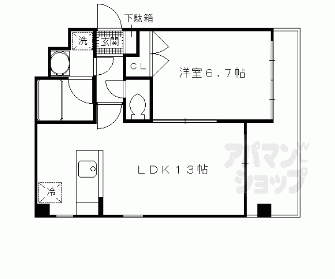 【グランディール松平武蔵】間取