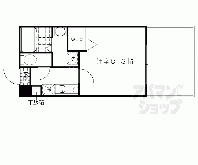 【ヴァンベール・アルプス桃山】間取