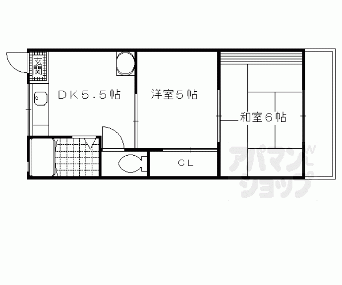 【ハイツ一里塚】間取