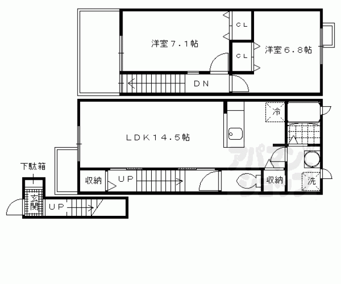 【ジェルメ　メゾン】間取