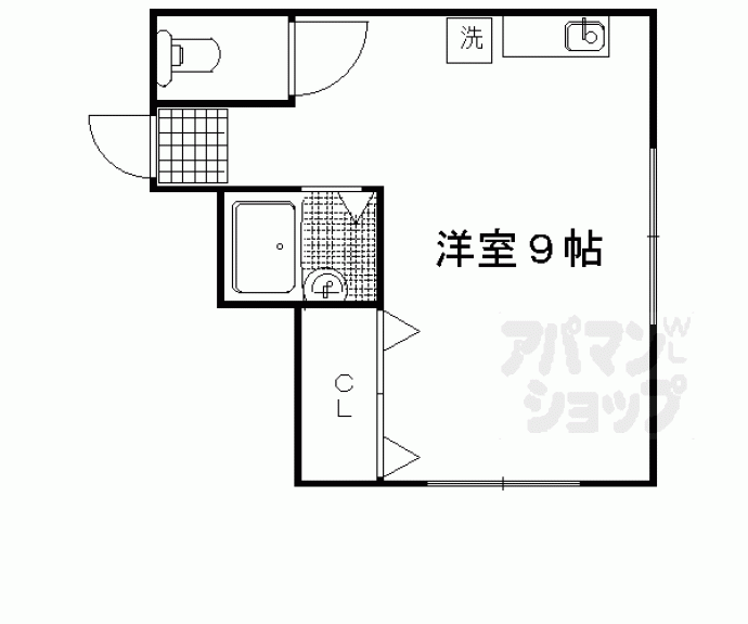 【オーク西大路】間取