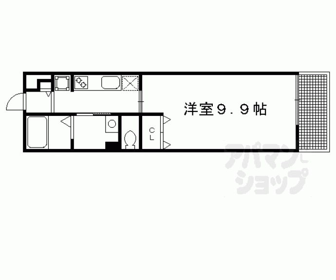 【リブリ・ＦＵＳＨＩＭＩ】間取