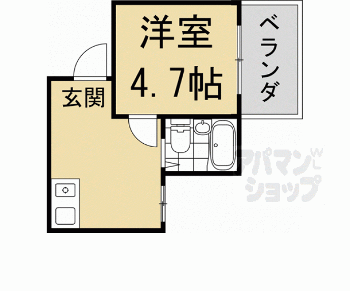 【アメニティー伏見北１番館】間取