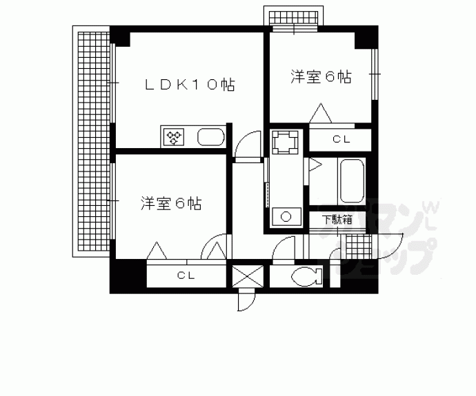 【グランブルー醍醐】間取