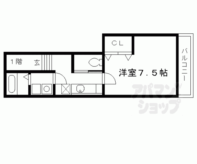 【ＣＡＳＡ　ＷＯＯＤ　Ⅲ】間取