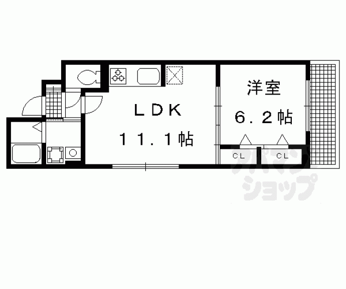 【エリシオン・レジデンスⅢ】間取