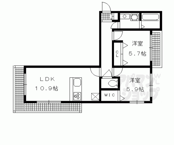 【ラ・シャルール】間取