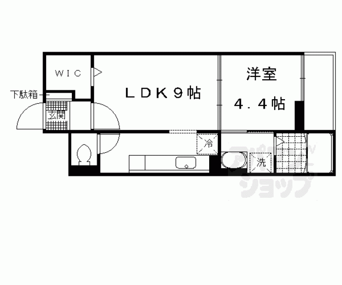 【キャトル・セゾン　ＩＷＡＴＡ】間取