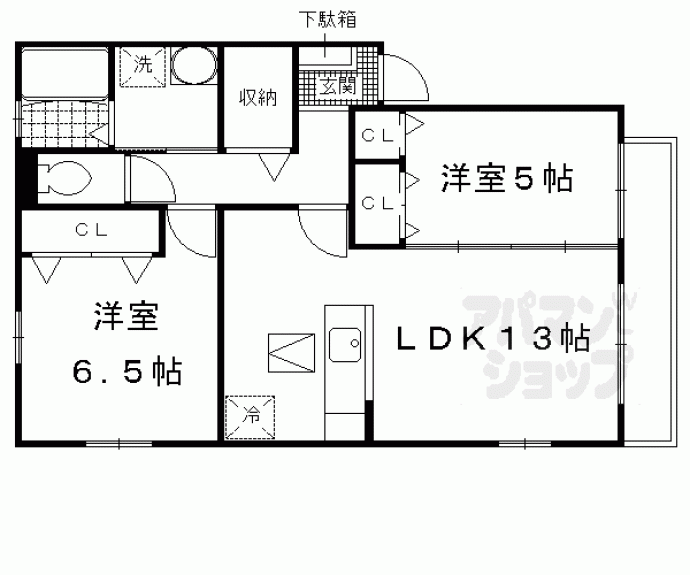 【フィオーレ宇治】間取