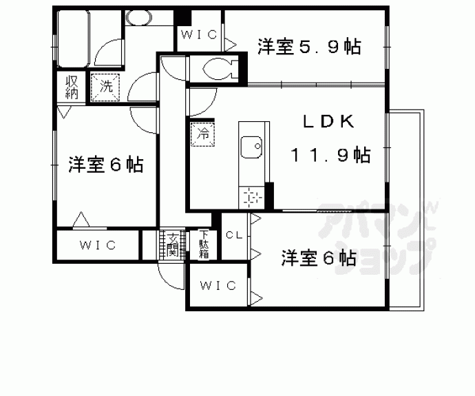 【メゾン・カナール】間取