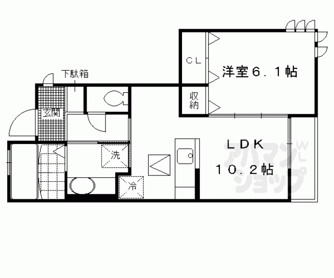 【リーブル・シャン・ド・フルール】間取