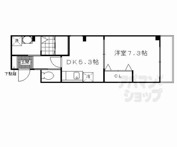 【ＡＣ．ＣＯＵＲＴ】間取