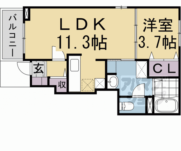 【アルバ　セレーノ】間取