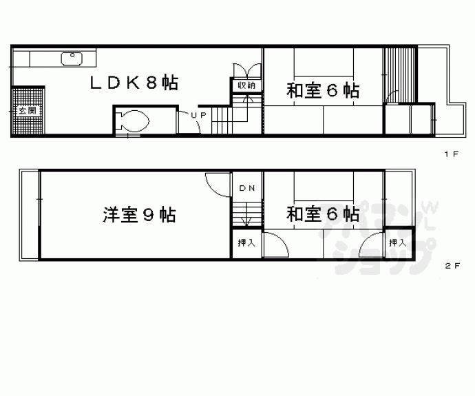 【景勝町貸家】間取