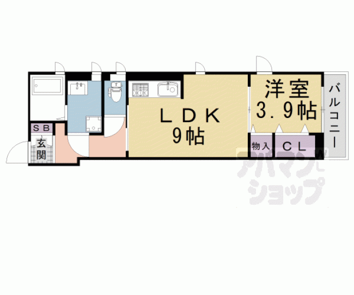 【Ｌａ　Ｍａｉｓｏｎ　Ｉｓａ】間取