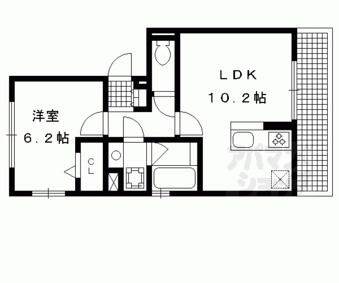 【ドゥーエ　フォルトゥーナ】間取