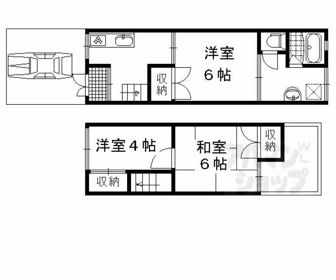 【納所和泉屋貸家】間取