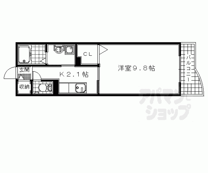 【ＥＸＥ　ＶＩＬＬＡ　ＥＡＳＴ】間取