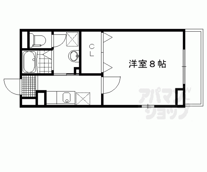 【ロゼ・クリスタⅡ】間取