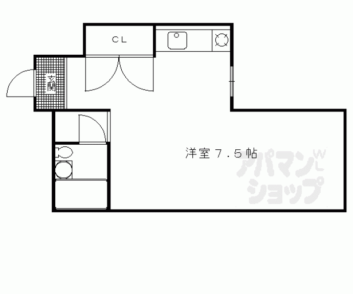 【プレアール京都六地蔵】間取