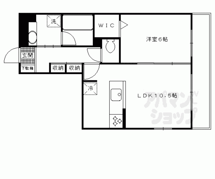 【エーデルハイム東香園Ⅱ番館】間取