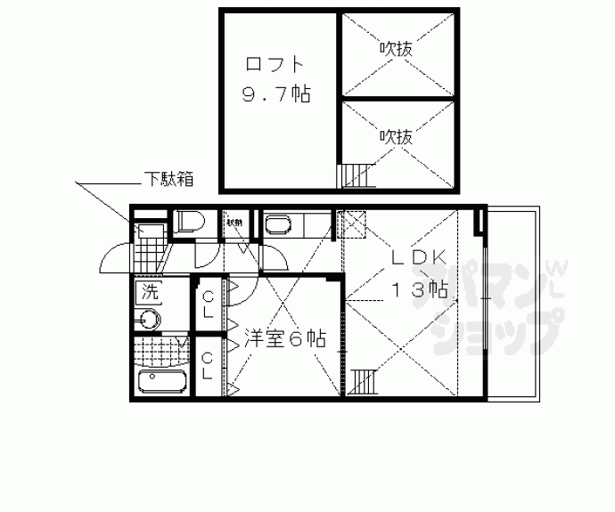 【カーサアルドーレⅡ】間取