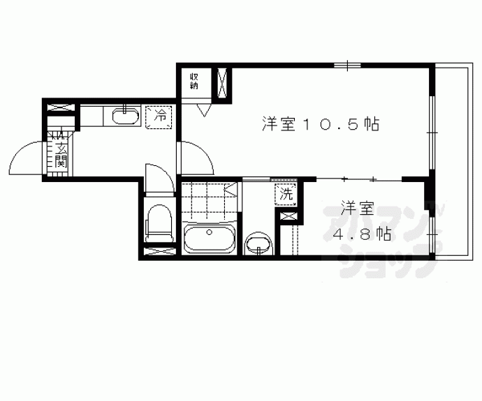 【カーサアルドーレⅠ】間取