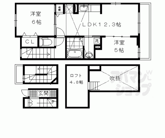 【カーサアルドーレⅠ】間取