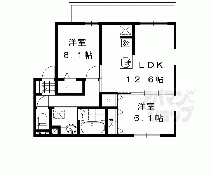 【ボヌール・メゾン】間取