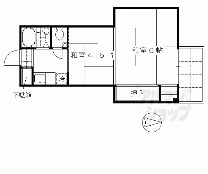 【華頂マンション】間取