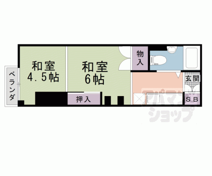 【華頂マンション】間取