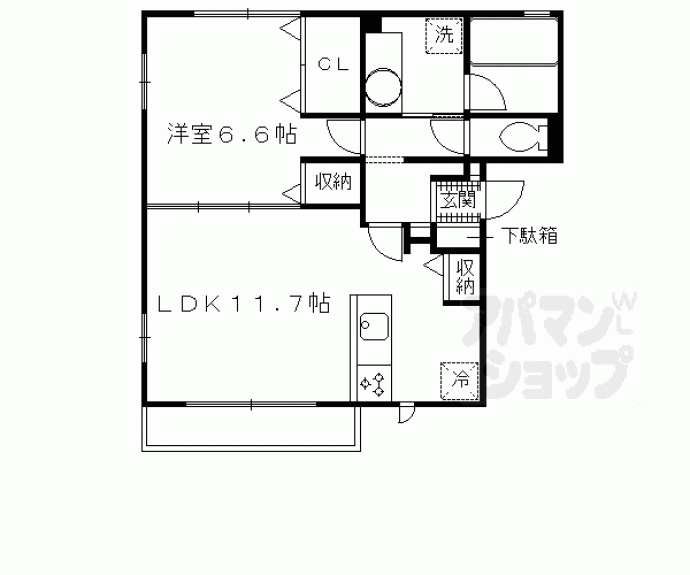 【クライン　ヴェステン】間取