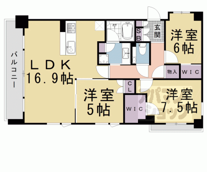 【ラ・トゥール京都東山】間取